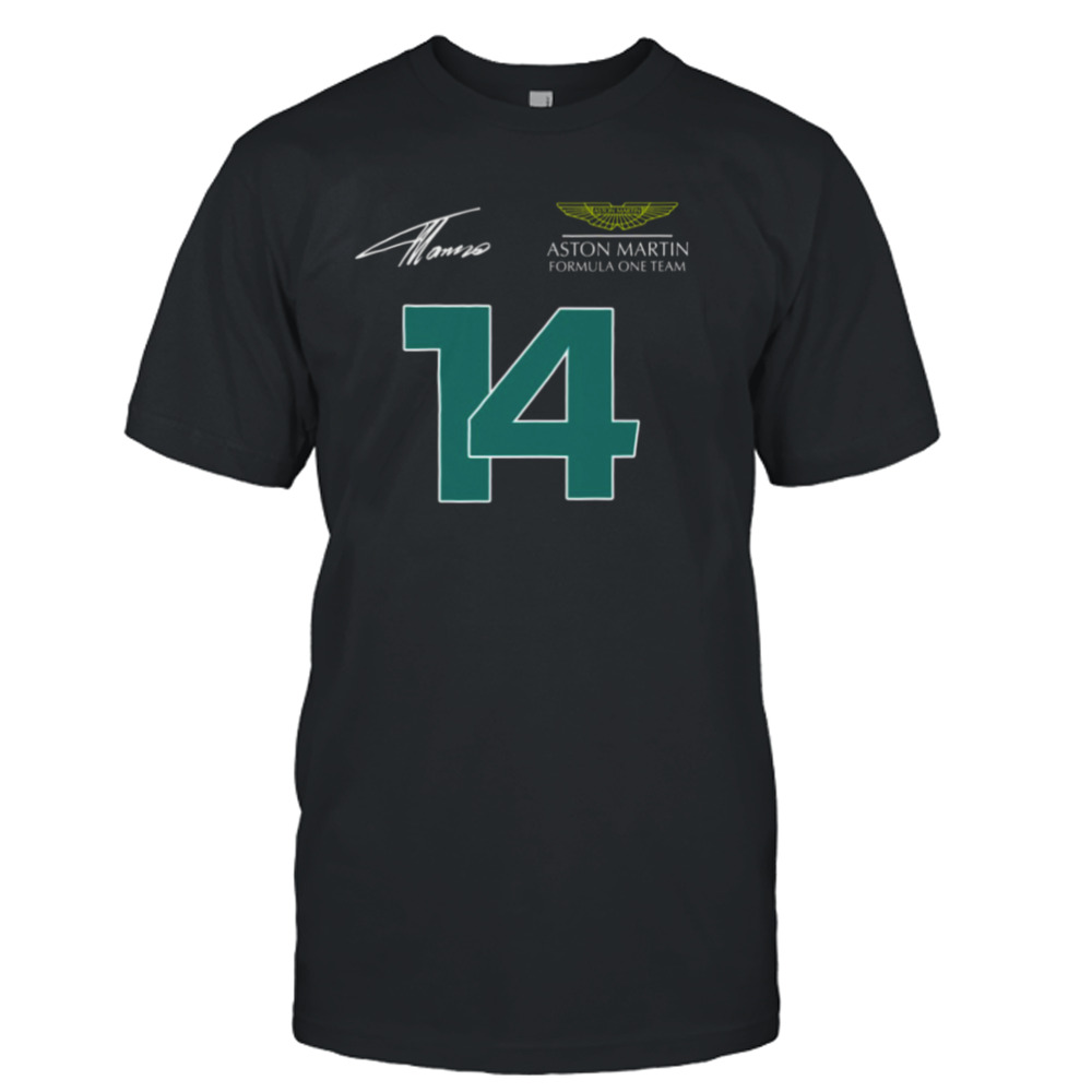 Fernando Alonso 14 Aston Martin F1 2023 Formula 1 shirt