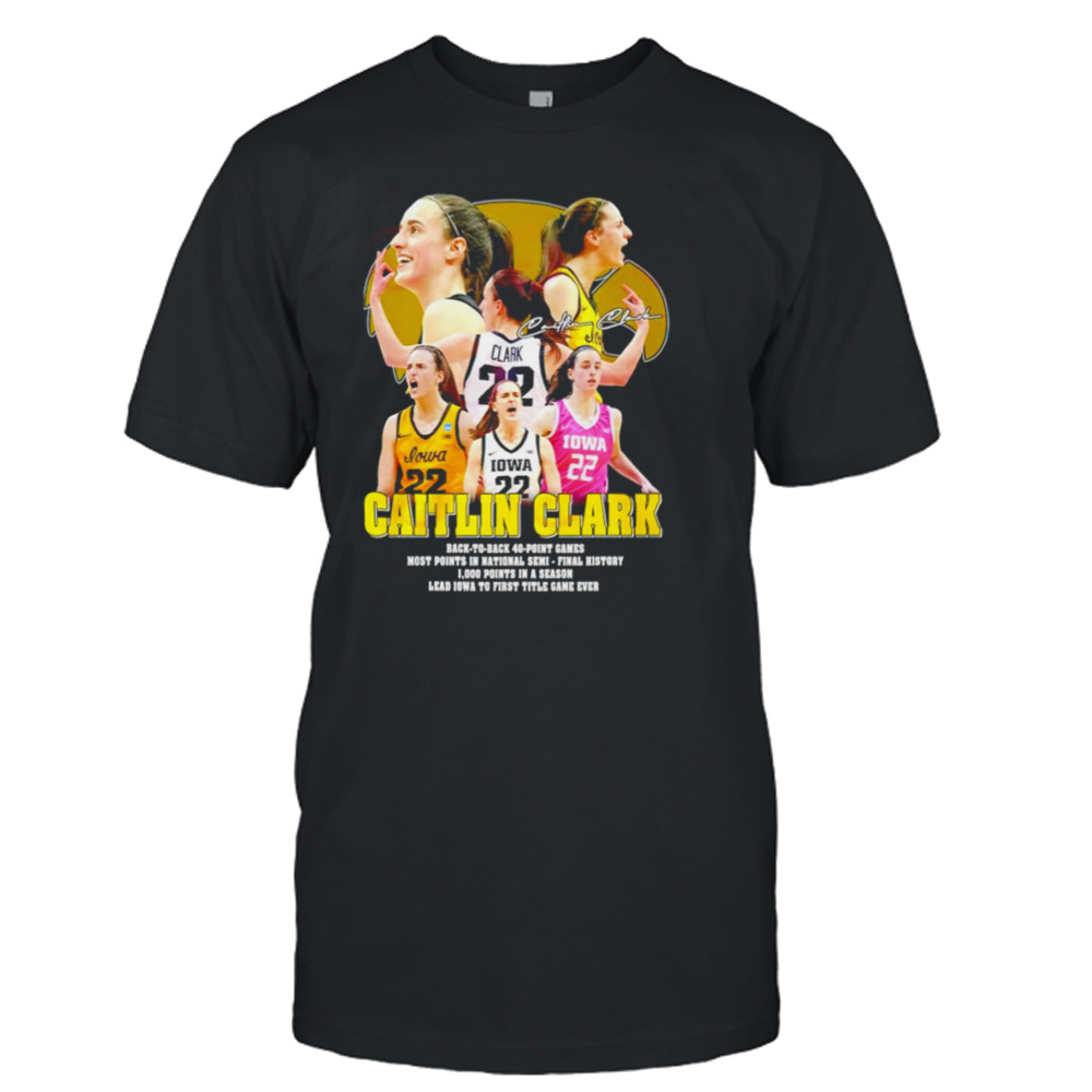 IOWA MVP Caitlin Clark signature shirt