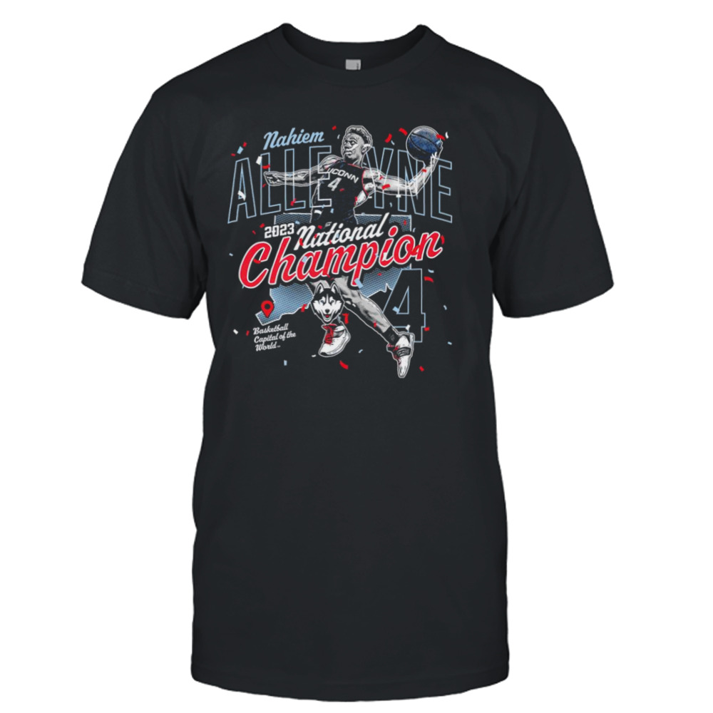 Nahiem Alleyne UConn Huskies 2023 National Champion Shirt