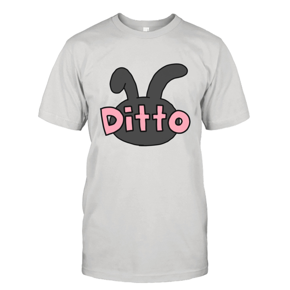 Newjeans Ditto Black Bunny shirt