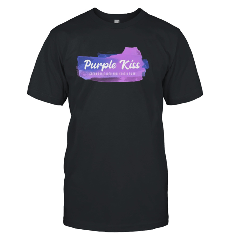 Purple Kiss Smeared Lipstick Kpop shirt