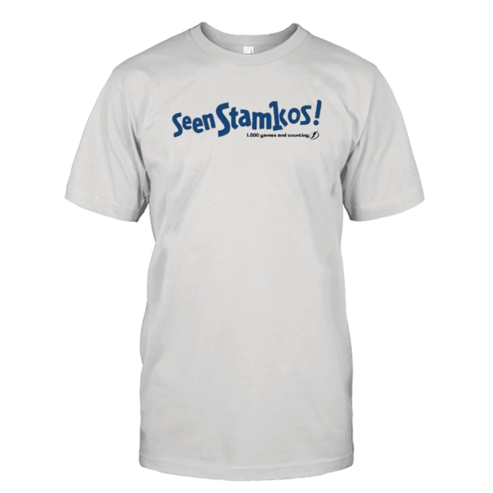 Tampa Bay Lightning Seen Stamkos 1000 Games And Counting Shirt