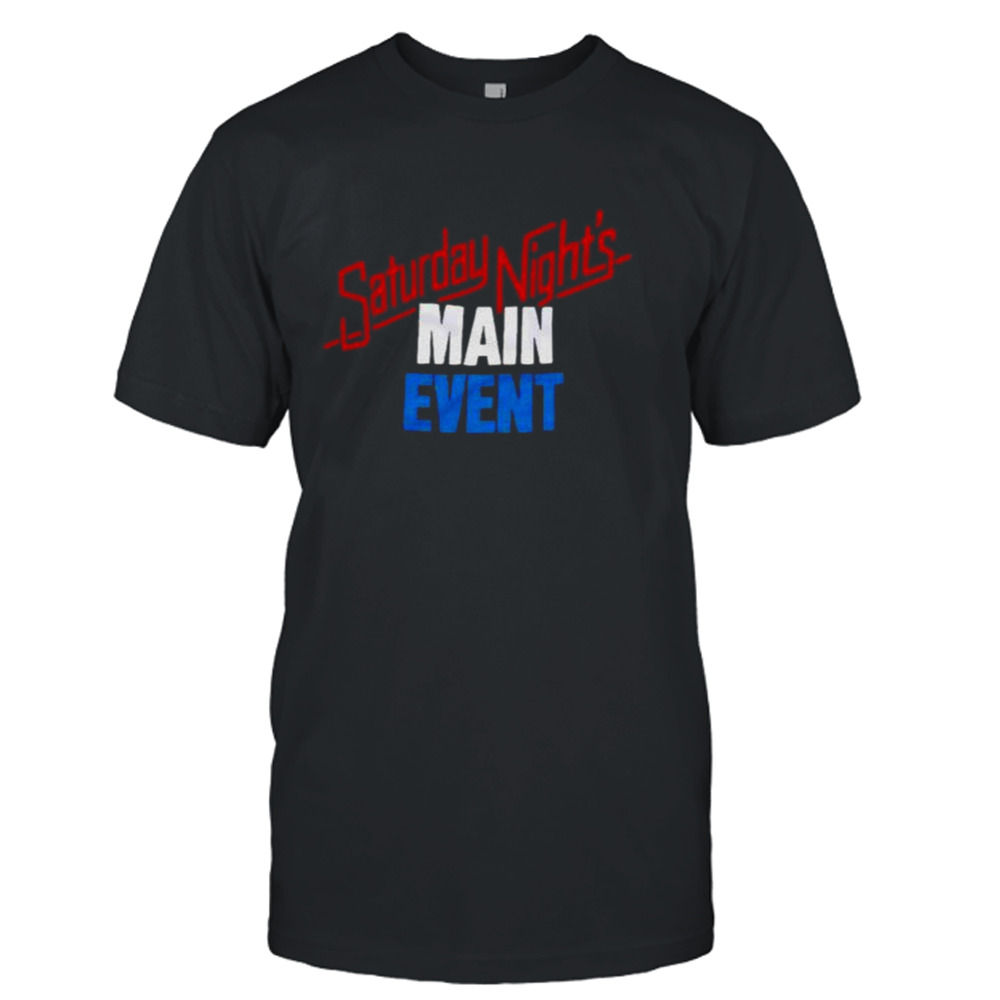 saturday night’s main event wrestling shirt