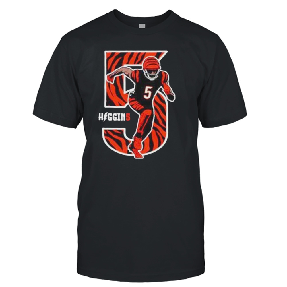 tee Higgin5 Cincinnati Bengals Number 5 shirt