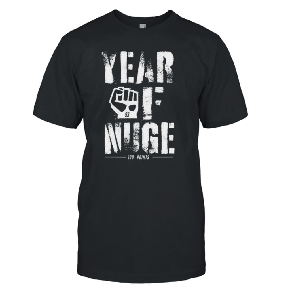 year of Nuge 100 points shirt