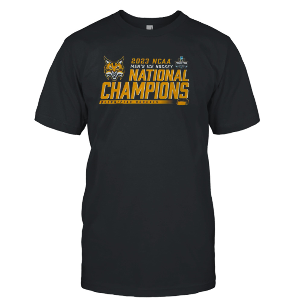 2023 NCAA Men’s Ice Hockey National Champions Quinnipiac Bobcats Shirt