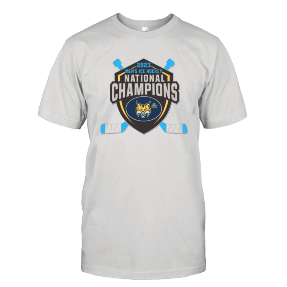 2023 NCAA Men’s Ice Hockey National Champions Quinnipiac Bobcats logo shirt