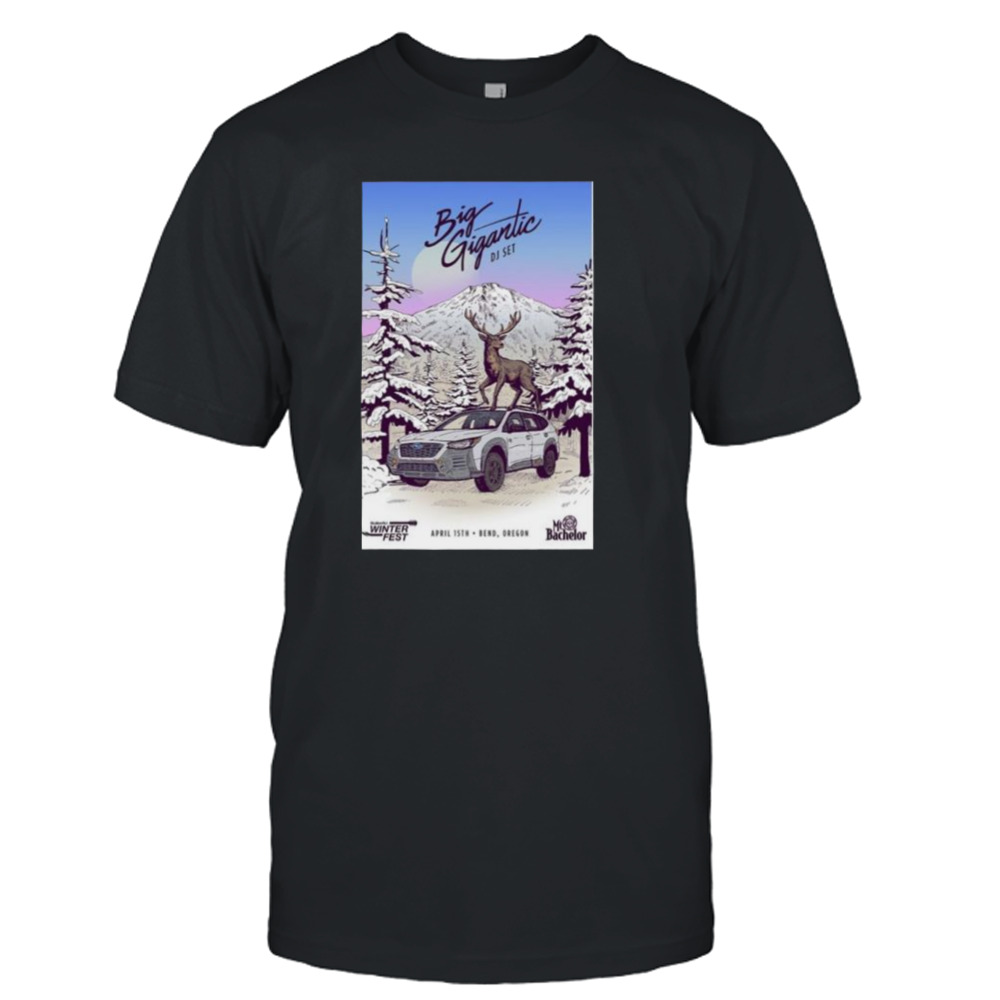 Big Gigantic Tour Bend Oregon April 15th 2023 Shirt