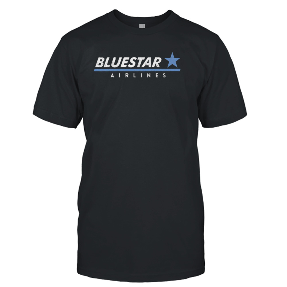 Bluestar Airlines Wall Street Vintage Logo shirt