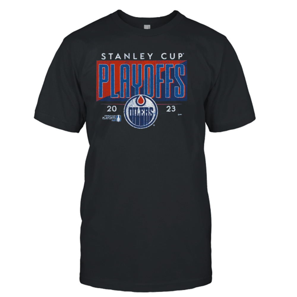 Edmonton Oilers Royal 2023 Stanley Cup Playoffs Tri-Blend Shirt