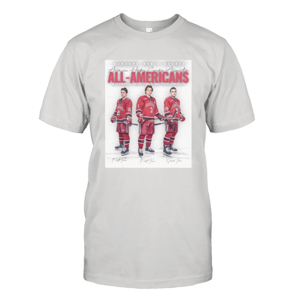 Harvard Men’s Hockey 2023 AHCA All-Americans Shirt