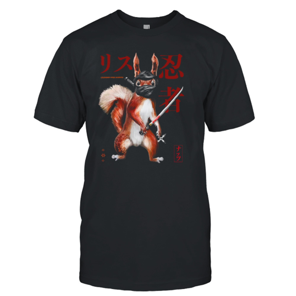 Japanese Anime Ninja Squirrel Cute Aesthetic Lovers shirt