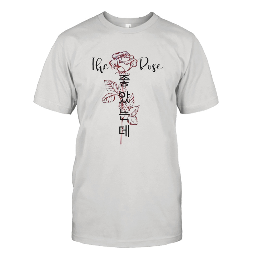 Korea Text The Rose Shirt