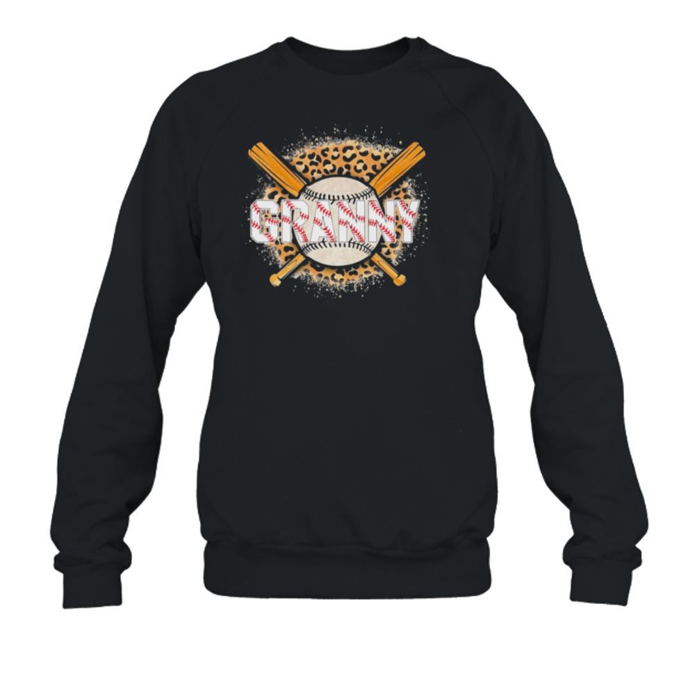 Leopard Baseball Bat Granny Shirt