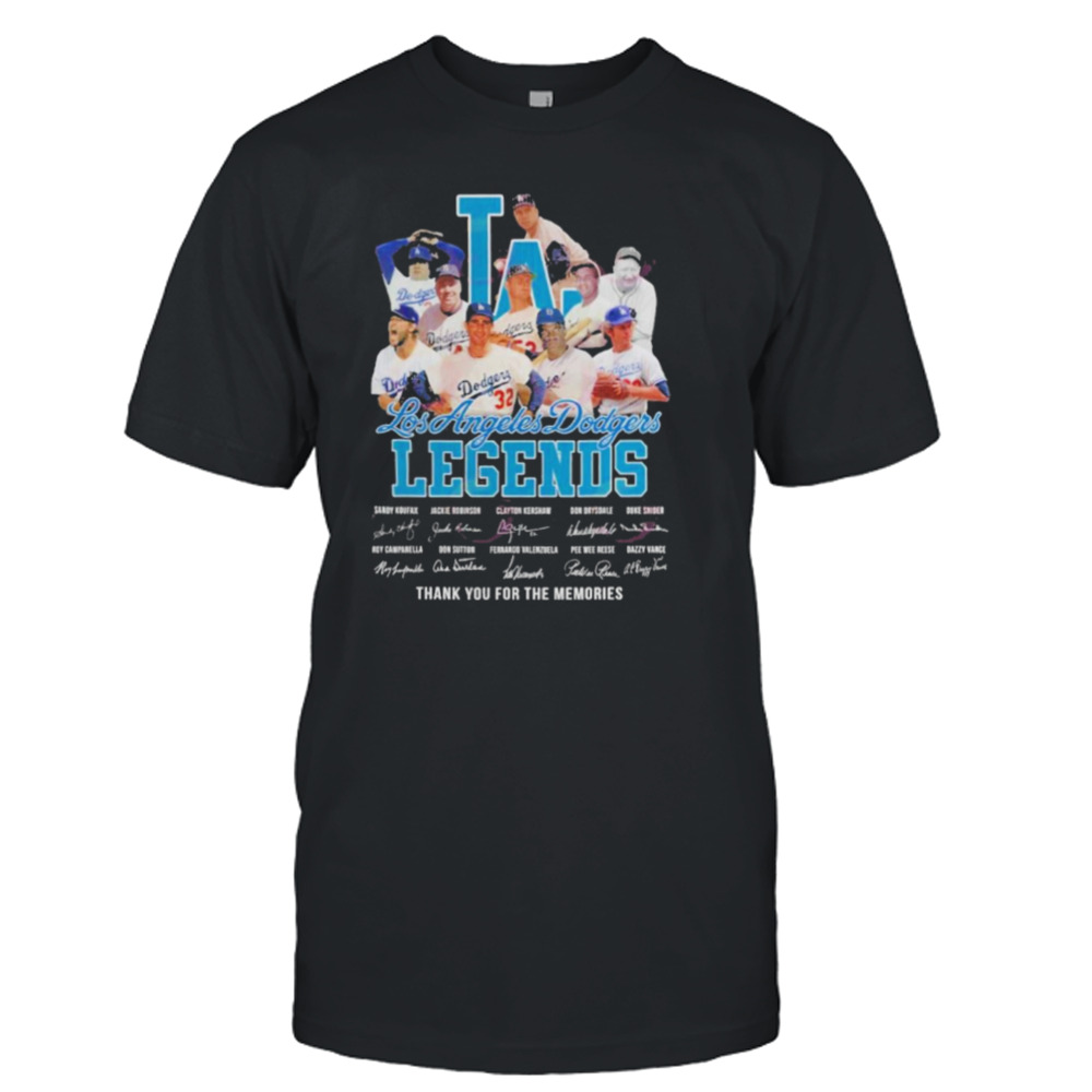 MLB Los Angeles Dodgers Legends Thank You For The Memories T-Shirt