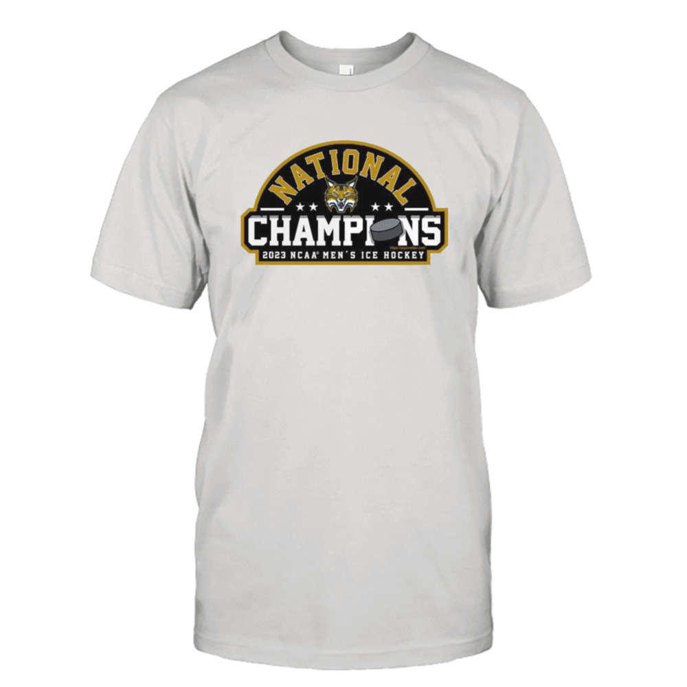 NCAA National Champions 2023 Quinnipiac Bobcats Men’s Ice Hockey Shirt