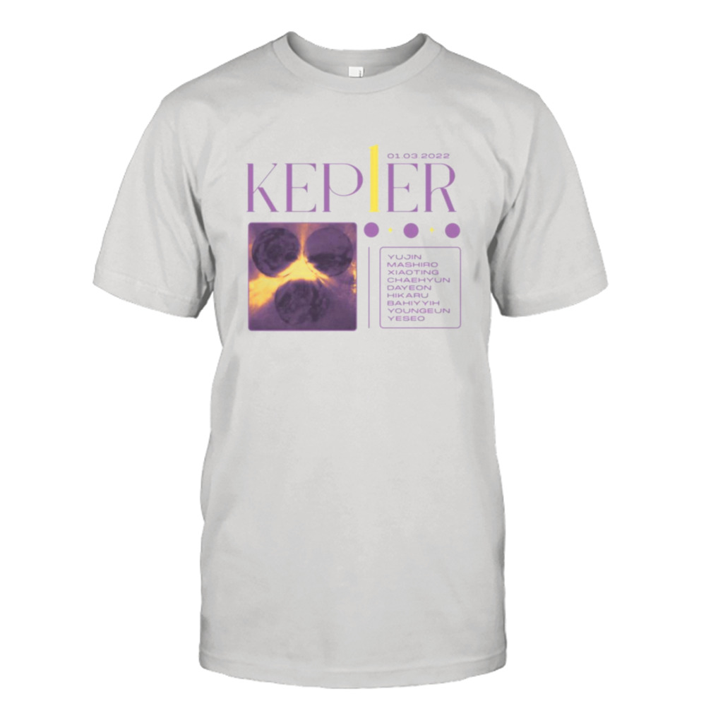 Purple Art Kep1er Kpop Band shirt