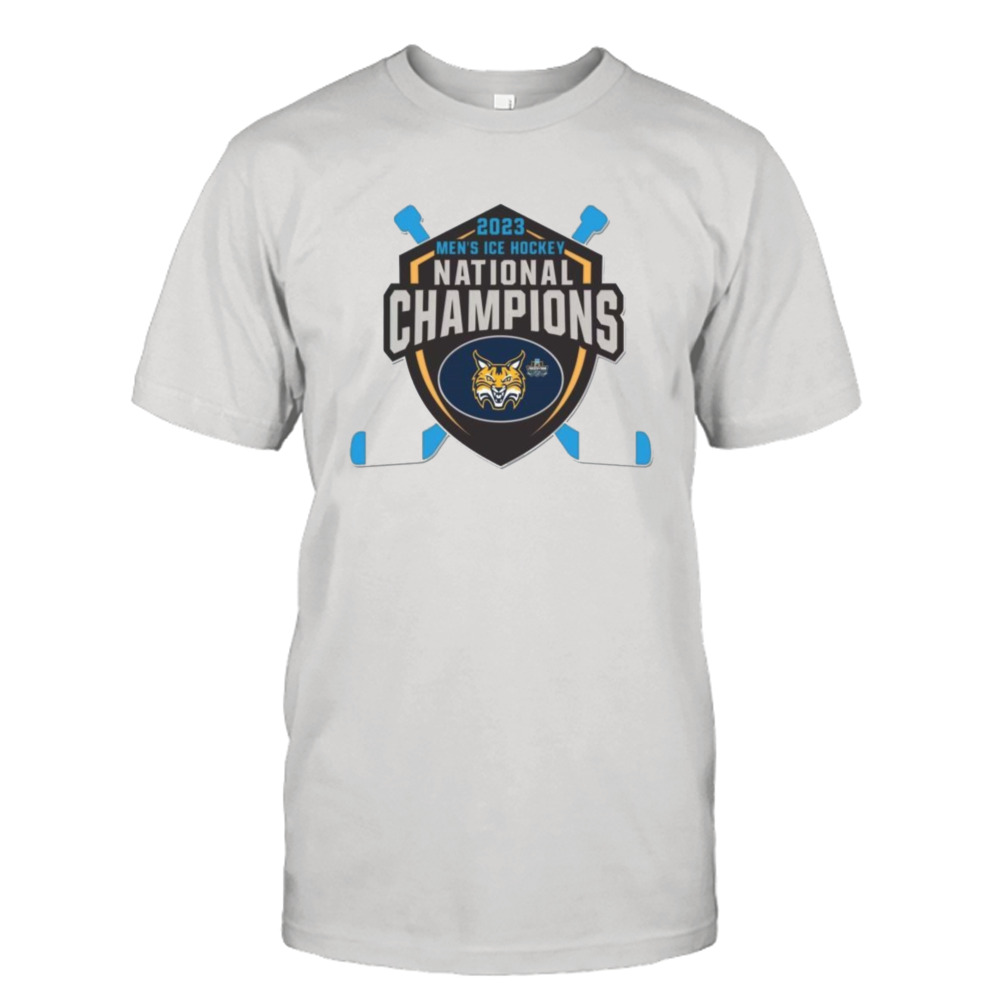 Quinnipiac Bobcats 2023 NCAA Men’s Ice Hockey National Champions Collector Shirt