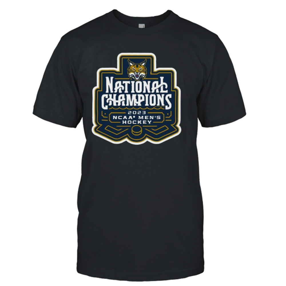 Quinnipiac Bobcats National Champions 2023 NCAA Men’s Hockey Shirt