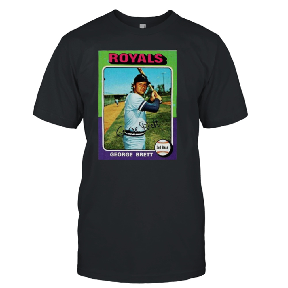 Royals George Brett 3rd base shirt