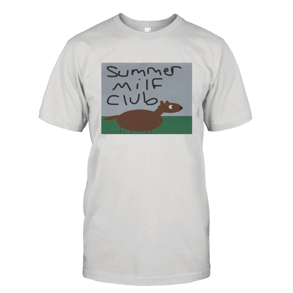 Summer milf club shirt