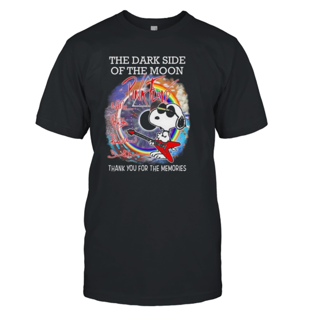 The Dark Side Of The Moon Pink Floyd Thank You For The Memories Shirt