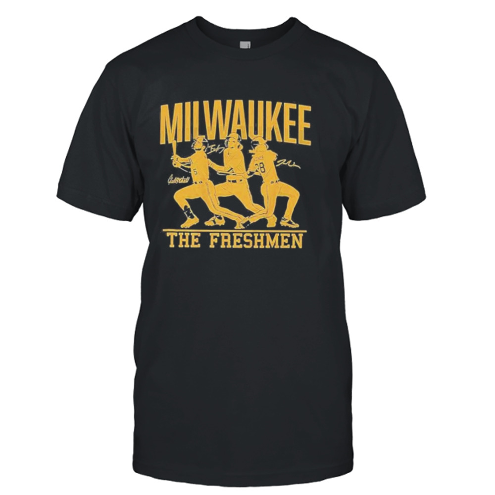 The Freshmen Milwaukee Brewers Brice Turang Joey Wiemer Garrett Mitchell Shirt