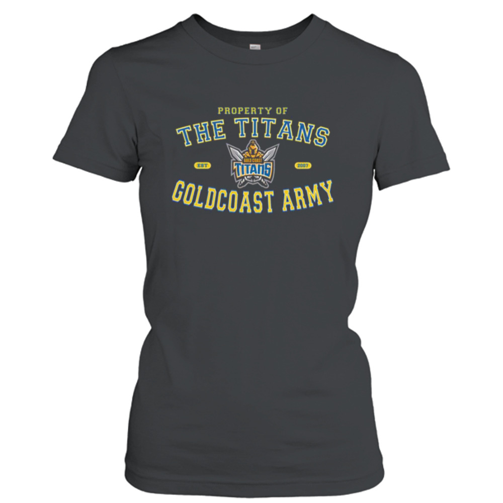 Gold Coast Titans 2023 NRL Mens Gold Training Shirt