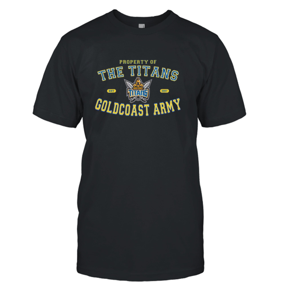 The Gold Coast Titans Army Rugby Nrl shirt