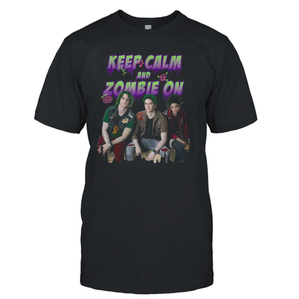 Zombies 2 Keep Calm And Zombie On shirt