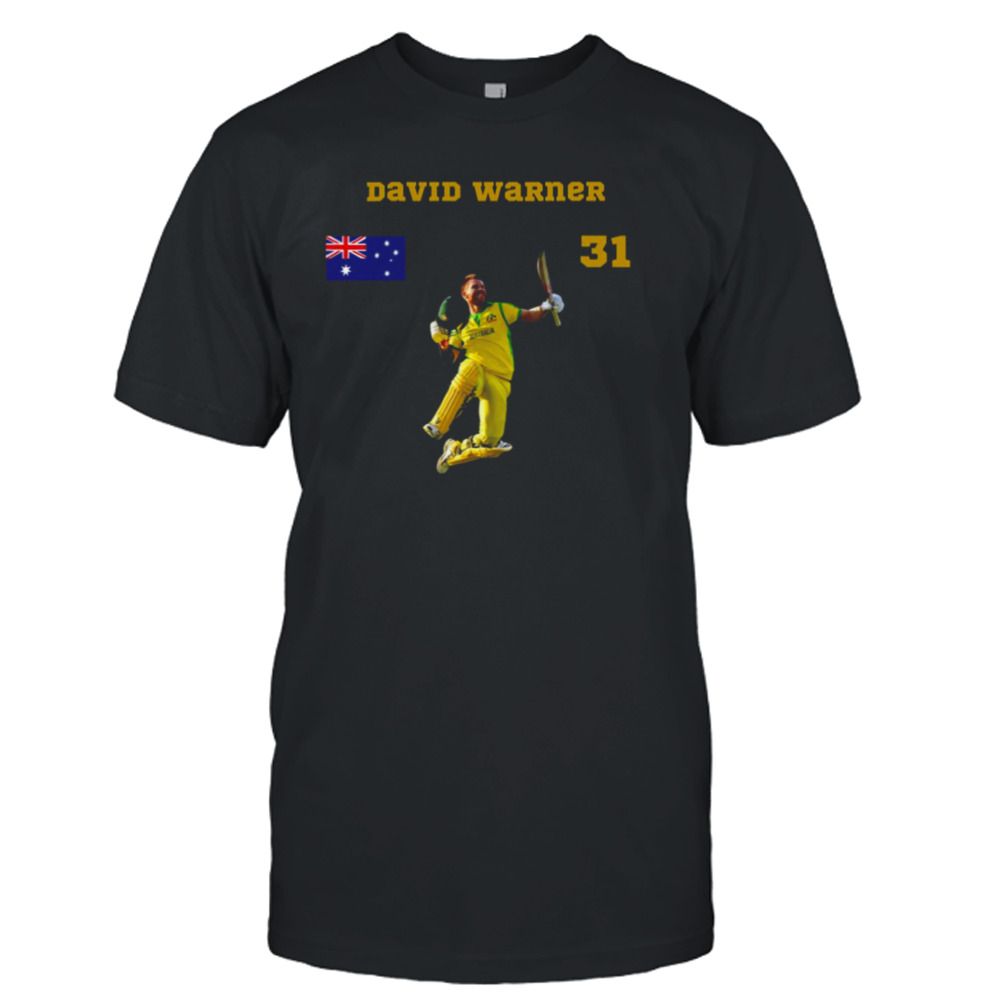 2023 David Warner Batsman Australia Cricket T20 shirt