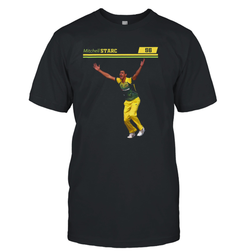 Australian Fast Bowler T20 Bowler Graphic Mitchell Starc shirt