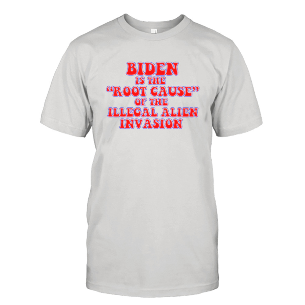 Biden Root Cause Illegal Immigration Crisis Cricket shirt