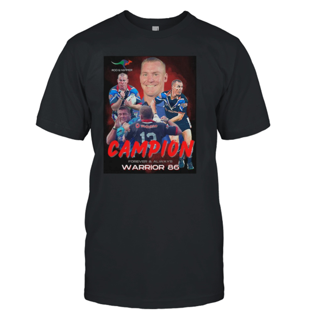 Campion Warrior 86 Design Rugby Player shirt