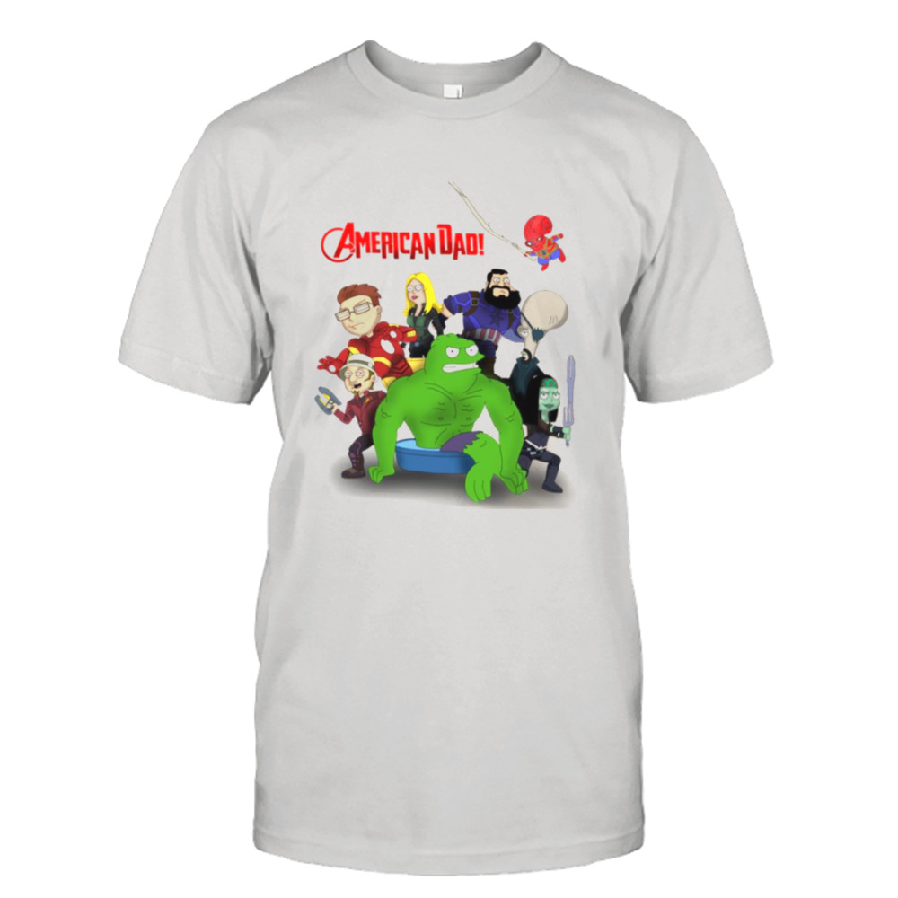 Funny Avengers Parody American Dad shirt