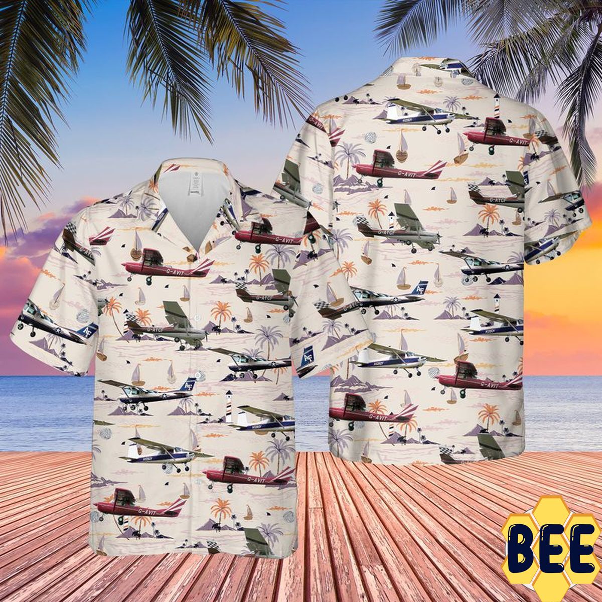 Cessna 150 Trending Hawaiian Shirt-1