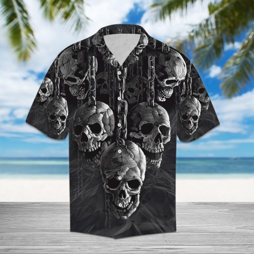 Chained Skull Hawaiian Shirt – Gift For Skull Lover