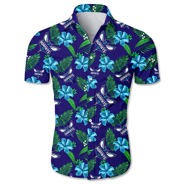 Charlotte Hornets Hawaiian Shirt