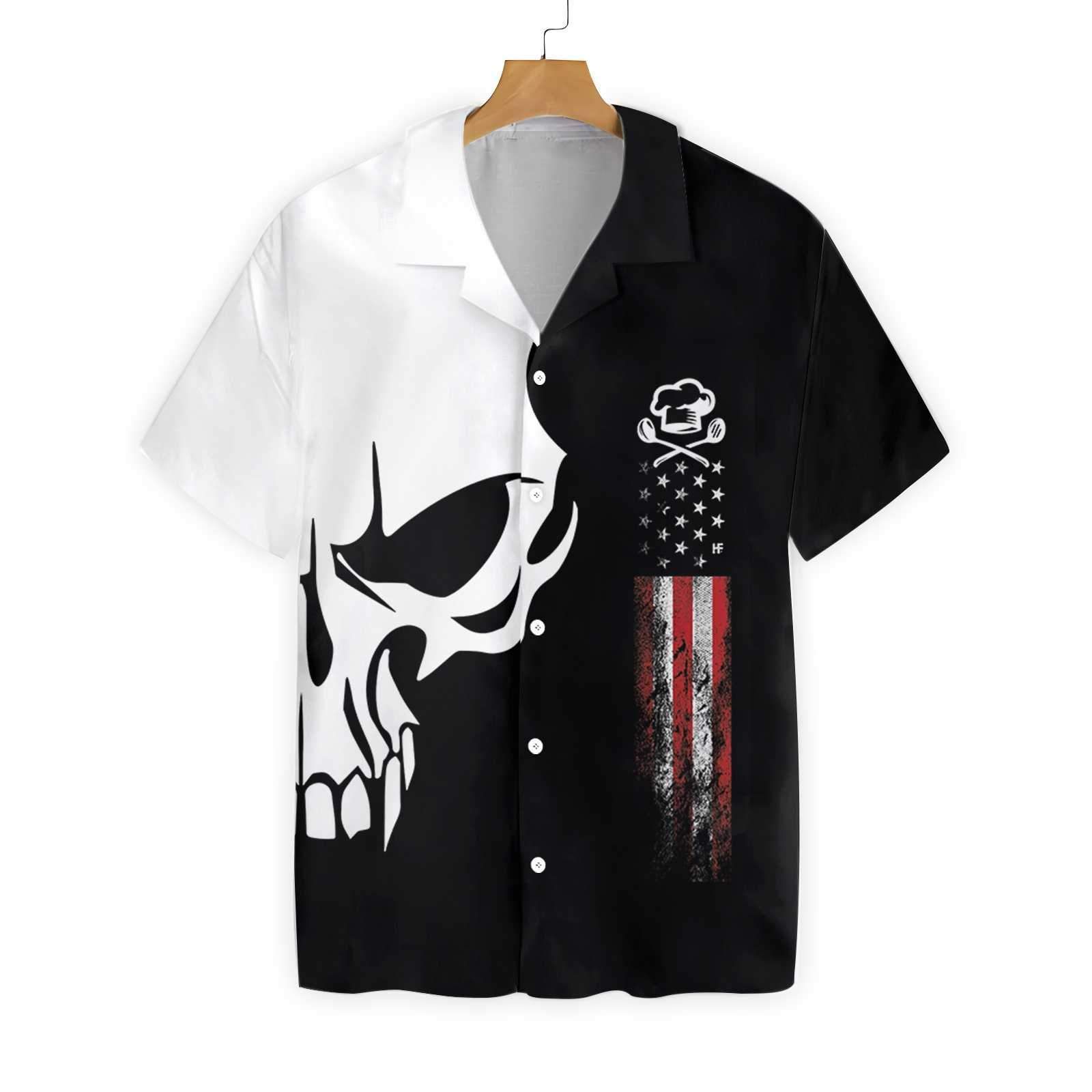 Chef Proud Skull 3 Ez12 0103 Hawaiian Shirt