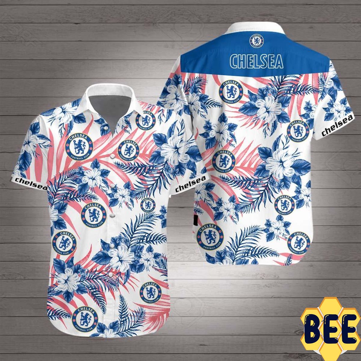 Chelsea Fc Tropical Flower Trending Hawaiian Shirt-1