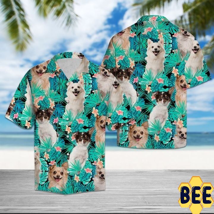 Chihuahua Tropical Trending Hawaiian Shirt-1