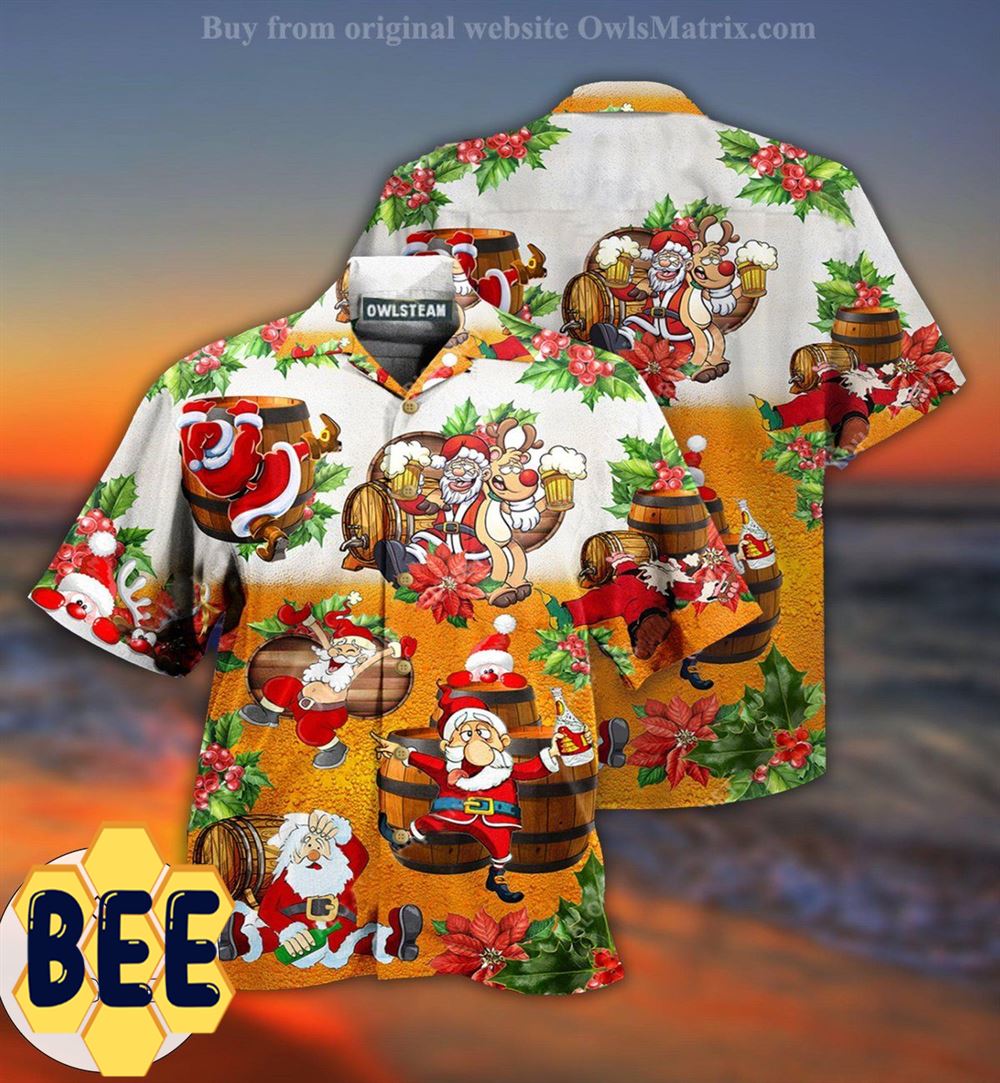 Christmas Dear Santa Heres Your Beer Hawaiian Shirt-1