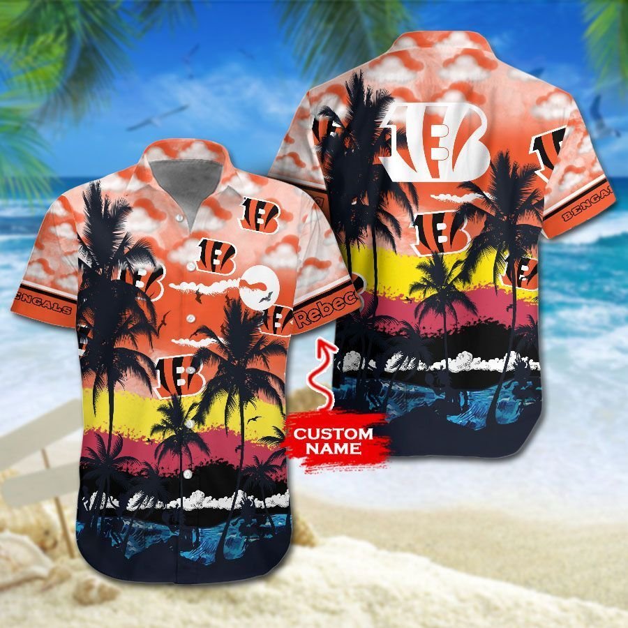 Cincinnati Bengals Nfl Hawaiian Shirt For Fans 01-1