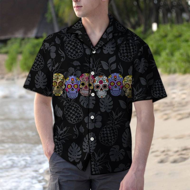 Classic Skull H237018 – Hawaiian Shirt