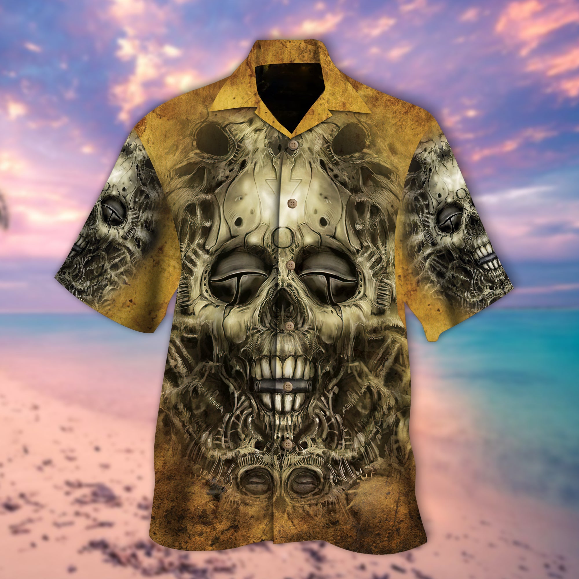 Clown Skull Hawaiian Shirt