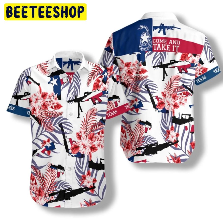 Come And Take It Texas Gun Lover Trending Hawaiian Shirt-1