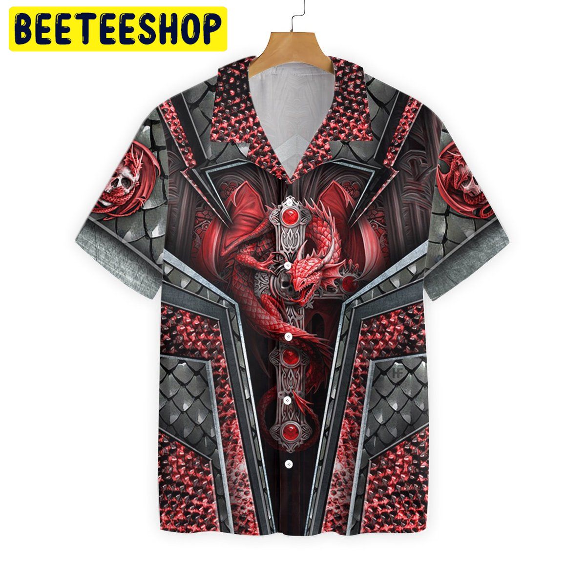 Cool Dragon Trending Hawaiian Shirt-1