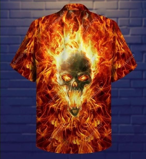 Cover Your Body With Amazing Hawaiian Aloha Shirts Skull Hot As Hell