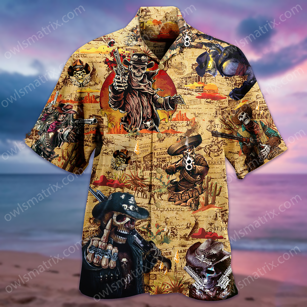 Cowboy Skull Pirates Love Life Limited – Hawaiian Shirt 6 Hawaiian Shirt