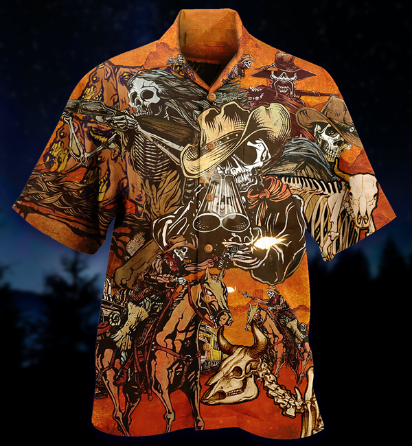 Cowboy Skull War Limited Edition – Hawaiian Shirt